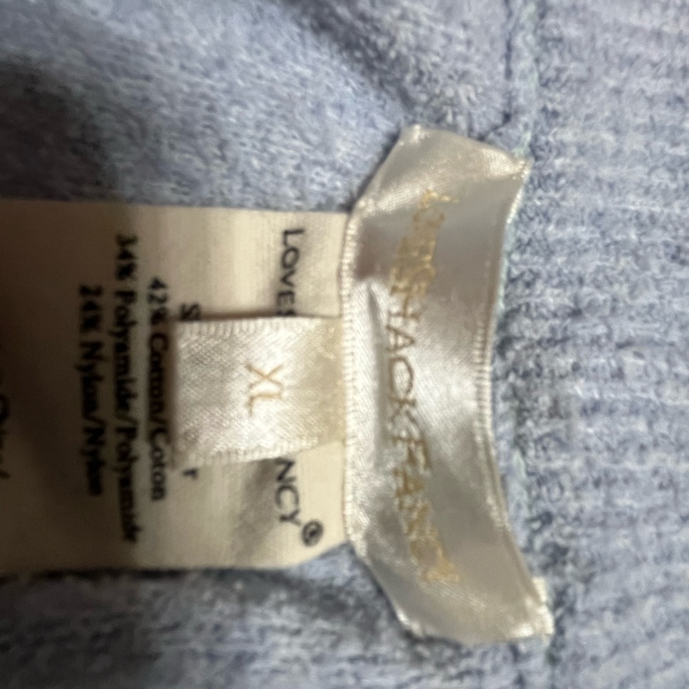 Loveshackfancy Blue Joggers With Patterned Trim - image 8